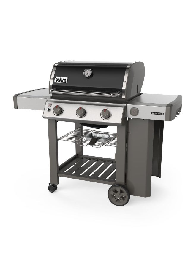 Weber Genesis E-310 3-Burner Stainless Steel Gas Grill with Grease Management System Black and Grey 61011185 - Image 2